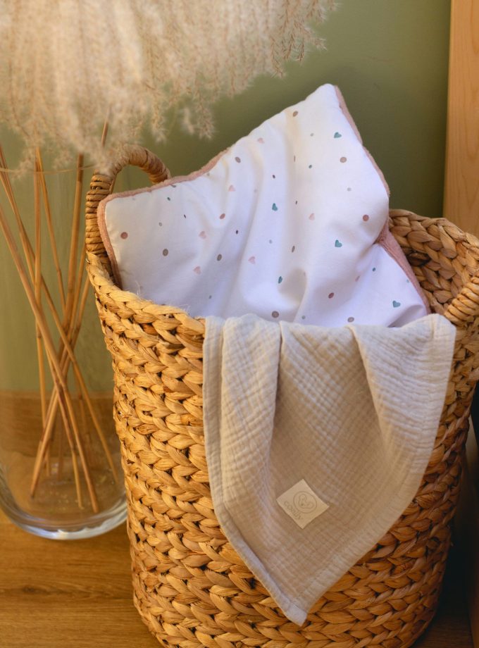 Pościel bawełniano – bambusowa z wypełnieniem Lovely Hearts