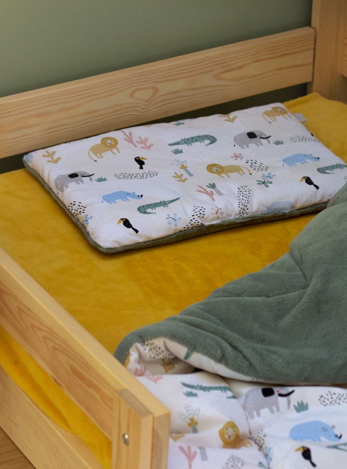 Pościel bawełniano – bambusowa z wypełnieniem Safari Friends